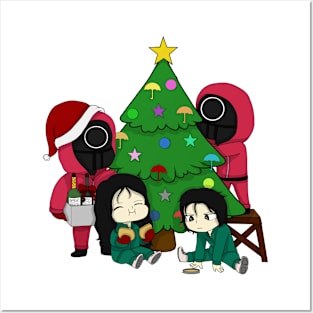 christmas game chibi Posters and Art